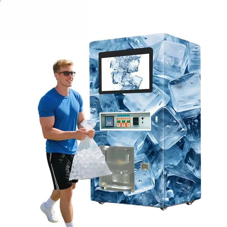 High-quality ice cube commercial vending machine