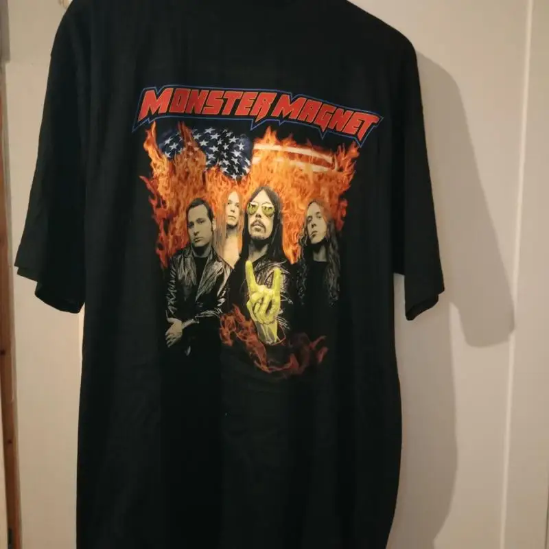 T Shirt Vintage Monster Magnet 1998 Powertrip BG size XL Deadstock
