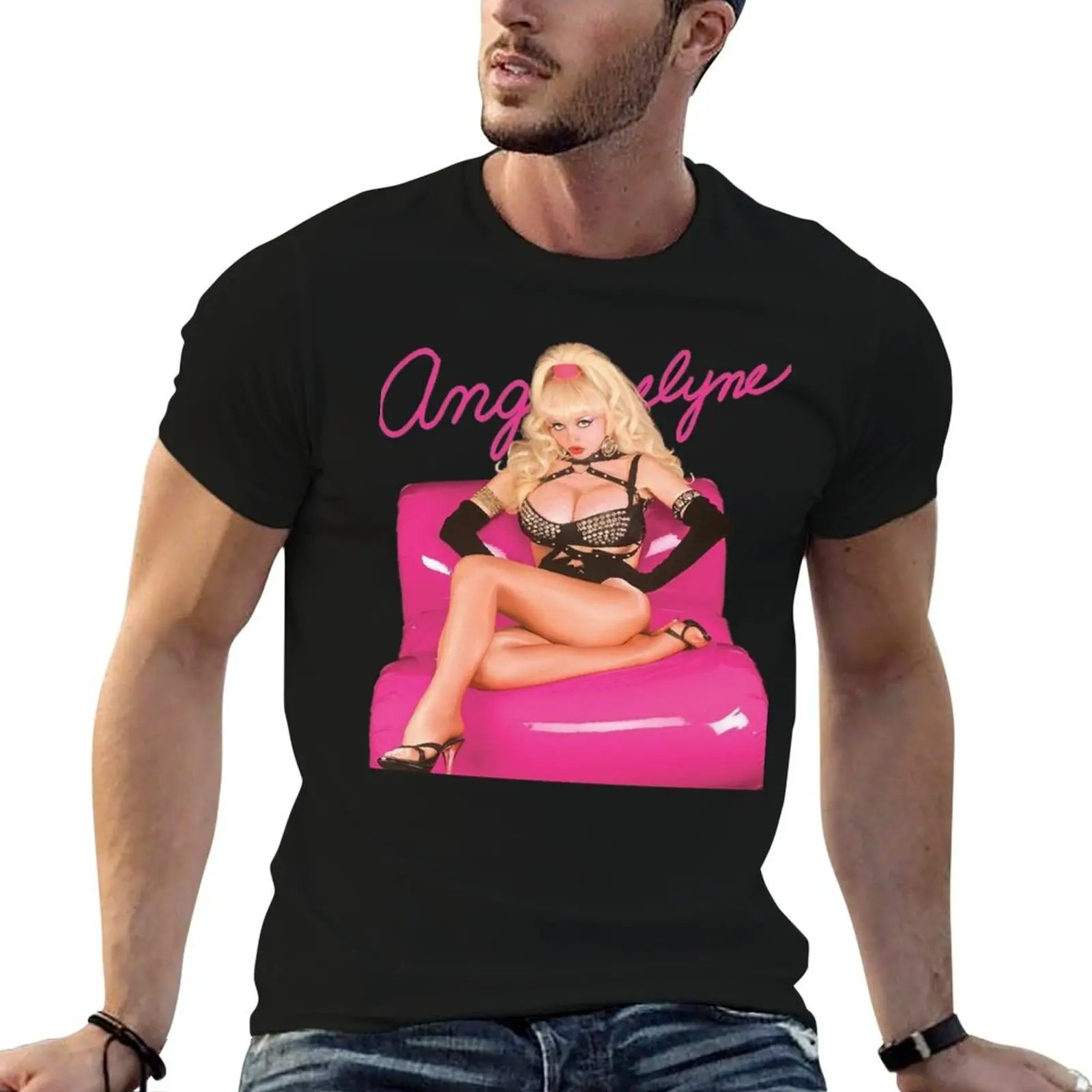 

Angelyne T-Shirt man t shirt cotton high quality man t shirt summer cotton t shirt man T-shirt