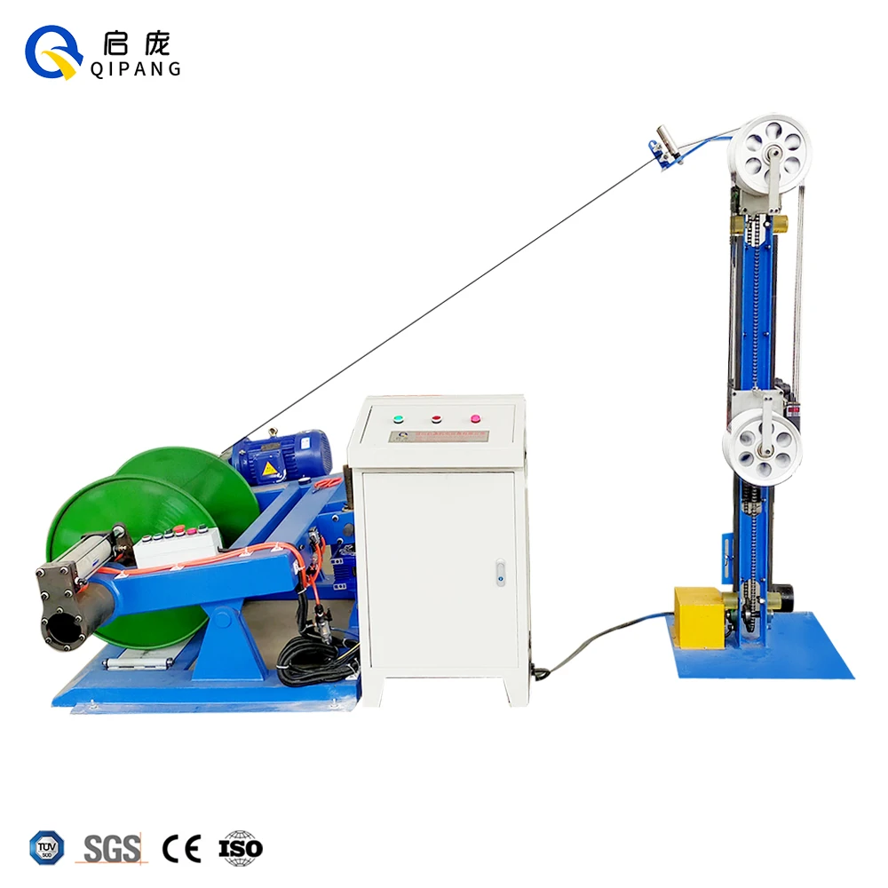 QIPANG reel pay out machine shielding Column Type Wire Pay Off  insulation wire core twisted Tension Type Payoff Machine