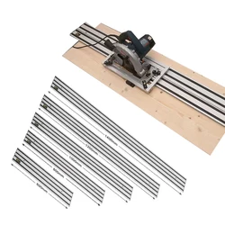 Abrazadera de riel de guía de ángulo recto de 90 °, sierra Circular eléctrica, herramienta de tabla de cortar para Makita, bricolaje, 100cm, 120cm