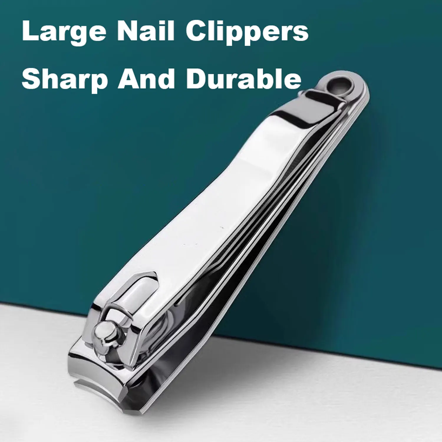 Fingernail Clipper Cutters with Nail File Sharp Nail Clipper Premium Stainless Steel Fingernail and Toenail Clipper Cutters