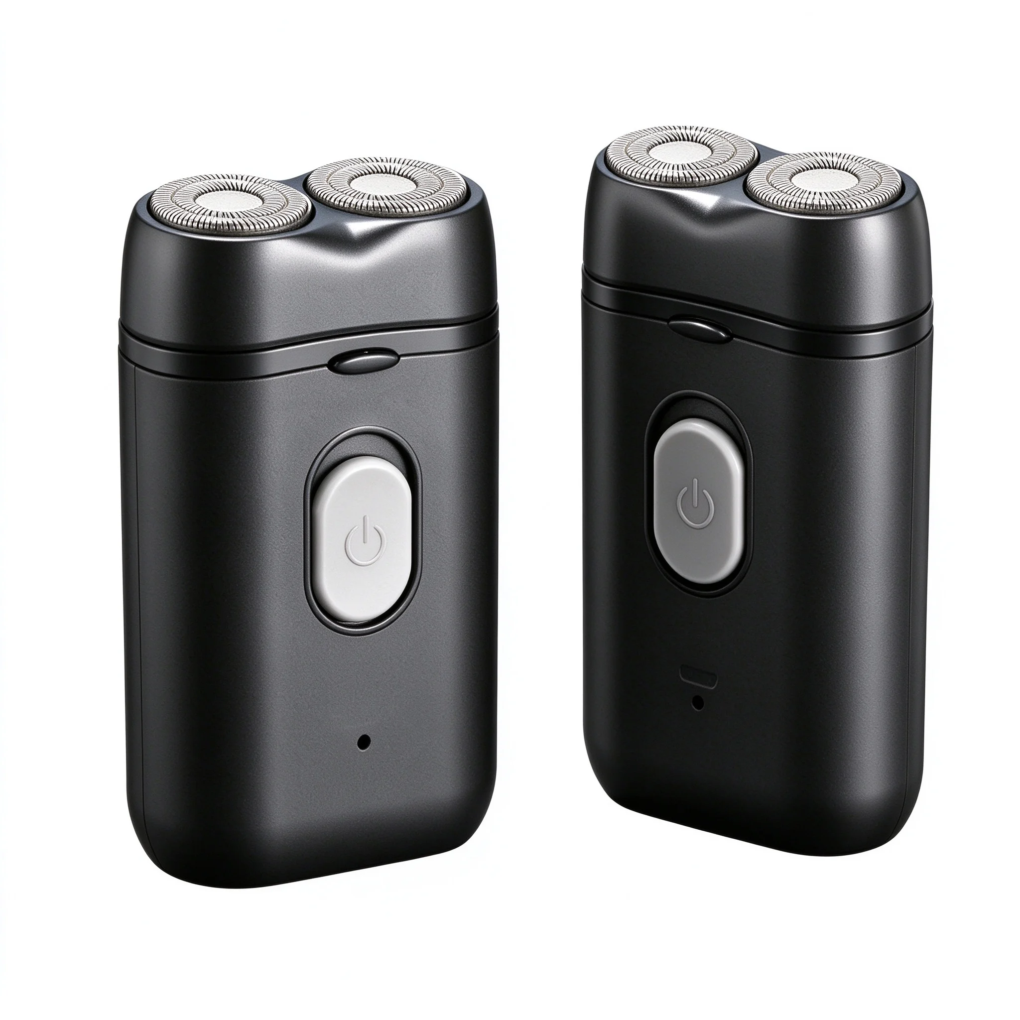 HTMCK USB Rechargeable Electric Shaver for Men Portable Waterproof Mini Travel Rotary Razor