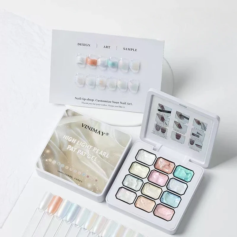 

Гель-лак с 12 сетками, гель-лак для румян, градиентный гель-лак, УФ-гель, подходит для французского маникюра, подвеска для дизайна ногтей своими руками