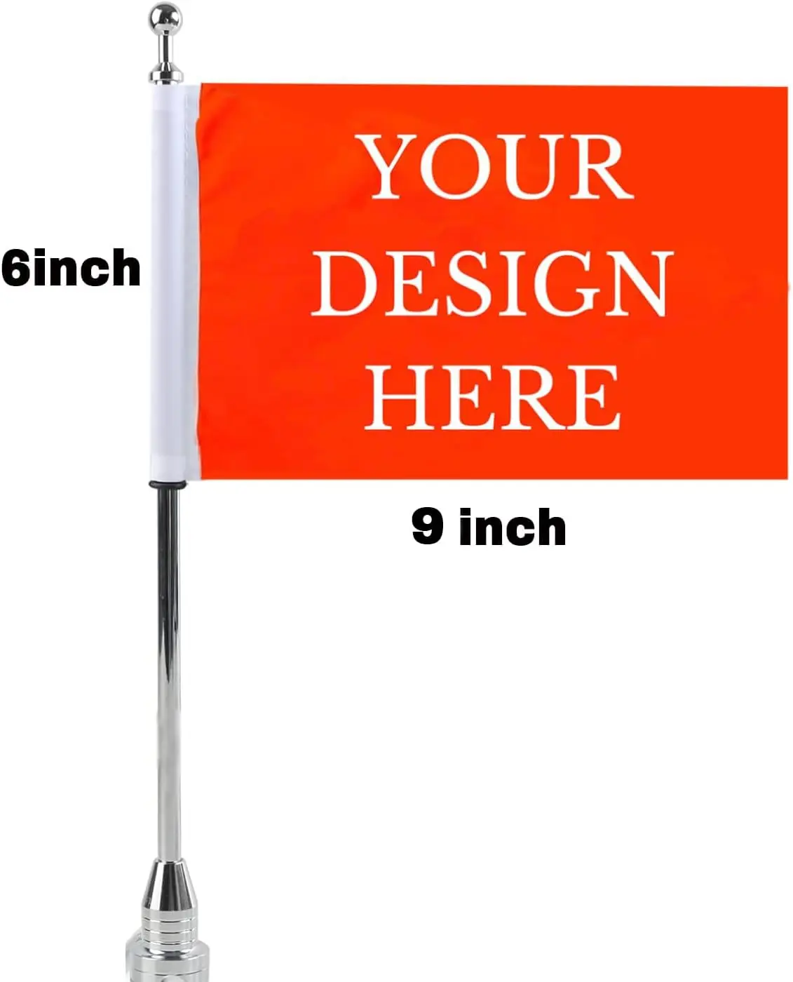 2pcs Custom Motorcycle Flag Design Your Logo/Picture/Photo/Text Custom 3 Layer Fabric Double Sided Flag (not include flagpole)