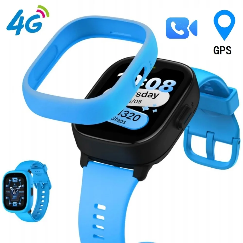 

Global Version LAGENIO 4G Kids Watch K3 Smart Watch Video Call Phone Waterproof SOS GPS Location Sim Card Child Smartwatch