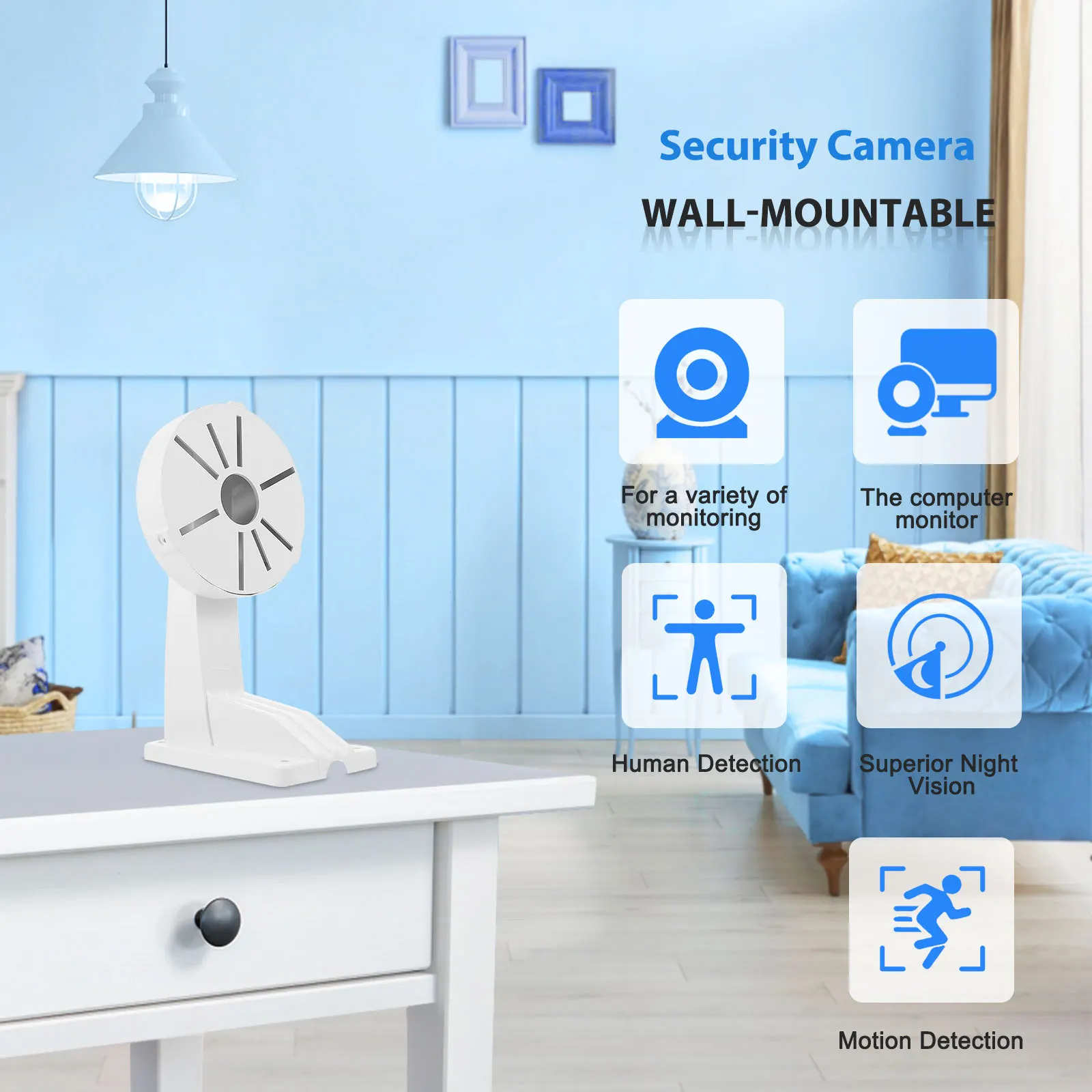 

Universal Dome Camera ABS Bracket for Indoor Outdoor Use Durable Wall Mount Camera Mounting Bracket