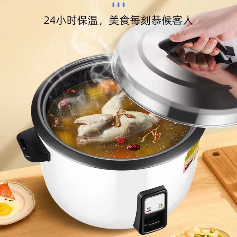 Cuociriso commerciale ristorante di grande capacità 6-45L fornello di riso antiaderente vecchio stile per vino 8-15-60 persone