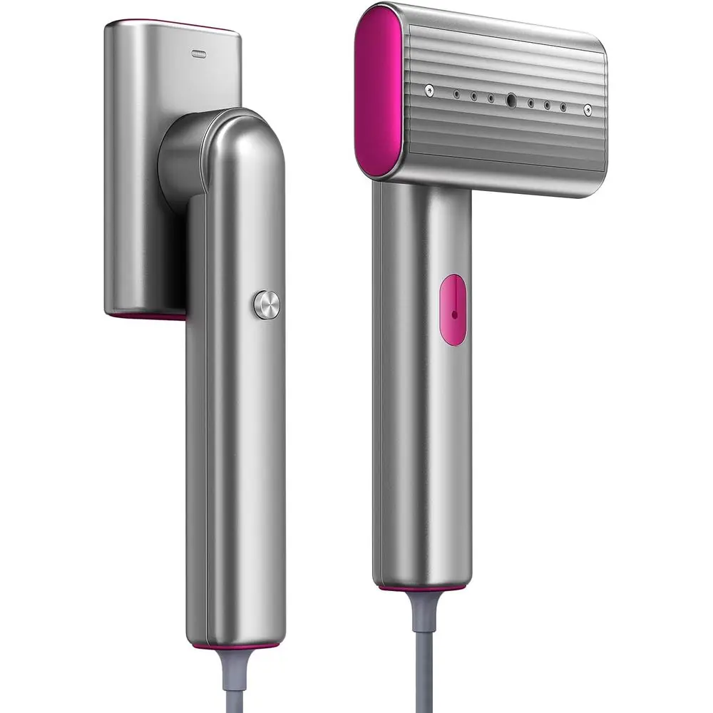 

Portable Home & Travel Handheld Wrinkles Remover, 15s Fast Heat-Up, 70ml Water Tank, 120V Countries, Silver Gray