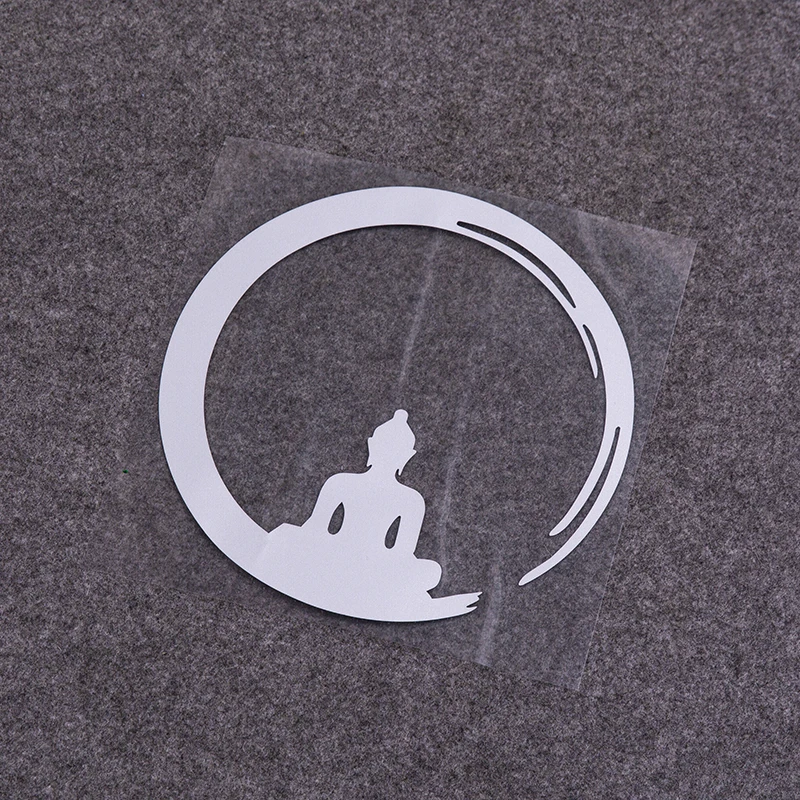 Buddha Statue Car Sticker Non Fading Water proof Fashion Color Decals Rear View Mirror Fuel tank Decor Car Universal