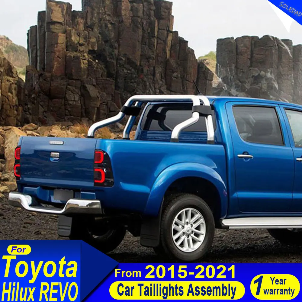 

Car taillight Assembly For Toyota Hilux 2015-2021 LeftRight Tail Light Brake Lamp Car Tail Light Assembly Plug and play