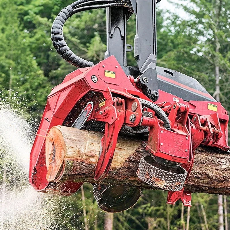 Hydraulic Automatic Tree Cutting Equipment For Excavator Supporting Forest Service And Agricultural Maintenance Projects view 5