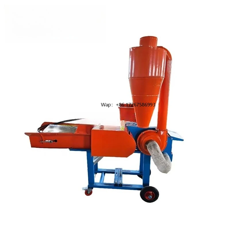 New Animal Feed Processing  220V Crusher Chaff Cutter Machine Grass Cutting Grain Grinder Pellet Maker Cast Iron