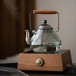 Kettle Glass Jug for Water Making Teapot High Temperature Resistance Glass Tea Pot Filter Tea Residue Transparent Heat Resistant