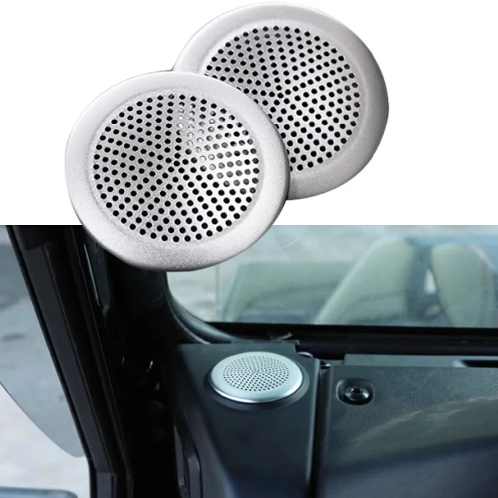 For Jaguar XE XEL XF XFL F-pace For Land Rover Defender Car Dashboard Side Audio LoudSpeaker Horn Decoration Cover Trim Stickers