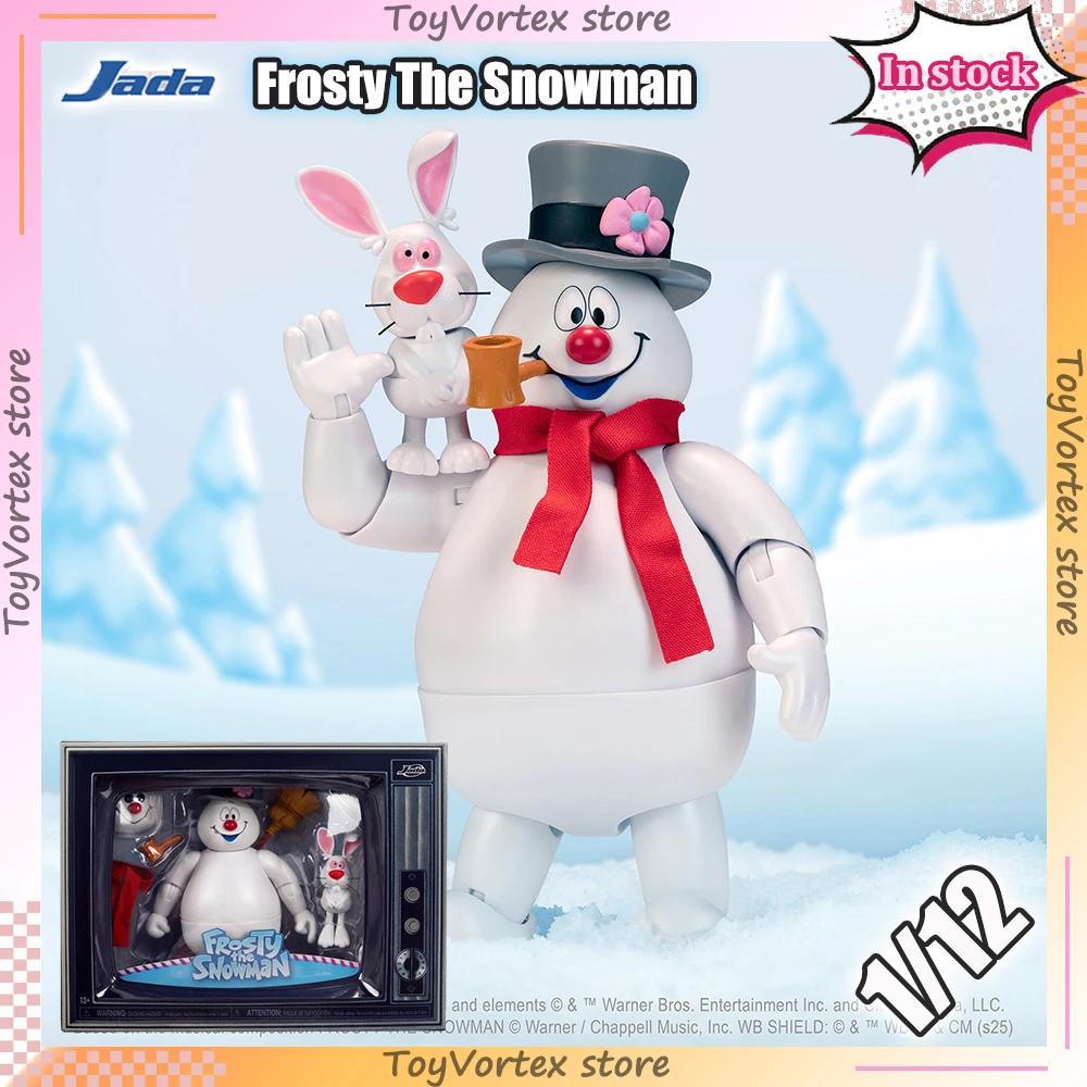 

In Stock Jada Toys Frosty The Snowman 1/12 Action Figure Ornaments Christmas And New Year Gifts Children's Toys