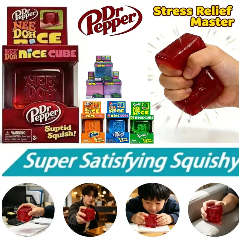 

Hot Schylling Needoh Nice Cube, Sensory blind box Toys, Anti-Stress Blocks,Stress Relief Jigsaw Pressure ReliefSouvenir for Kids
