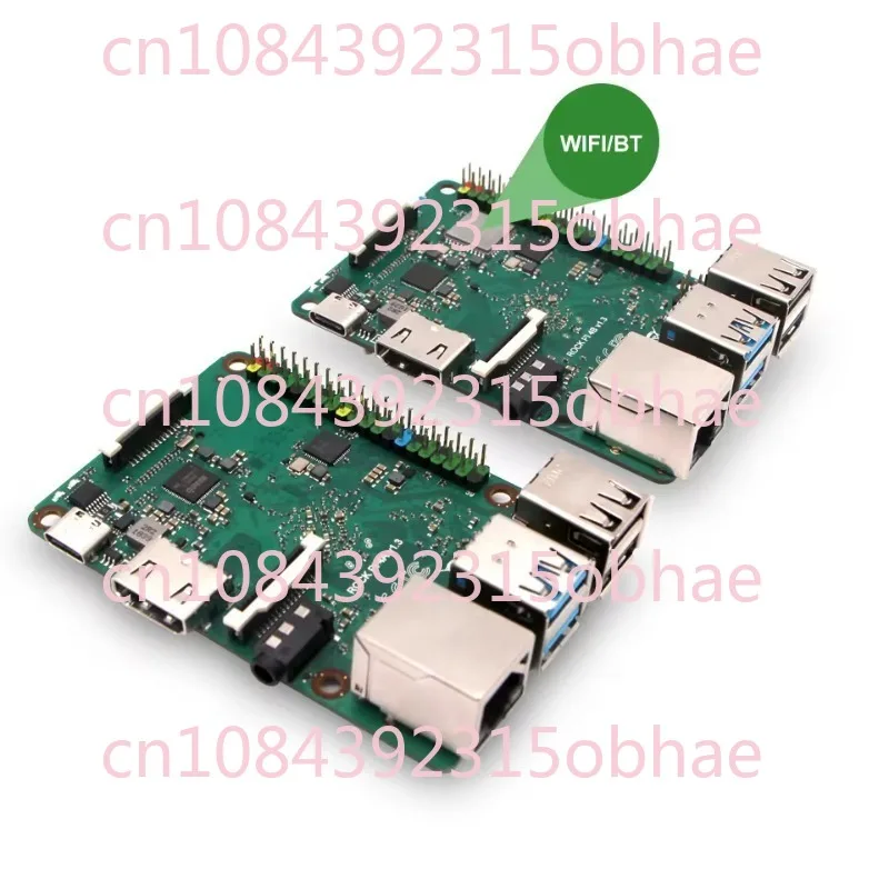 ROCK Pi 4C Plus، ROCK PI 4C+ 4GB SBC Rockchip RK3399-T لوحة كمبيوتر واحدة تدعم أندرويد 11/Ubuntu/Debian #2