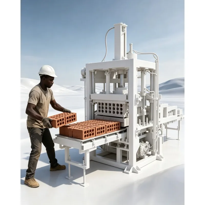 Customized Automatic Hydraulically Concrete Paver Block Cement Brick Making Machine Hollow Sand Paving Laying Moulding Price