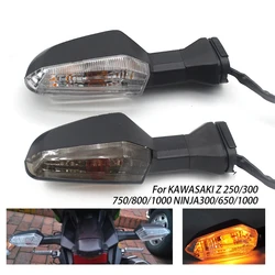 For Kawasaki Ninja ZX 6R 300 800 1000 KLE 650 VERSYS Z750 KLR 650 Motorcycle Turn Signal Light Front Rear Indicator Flashers