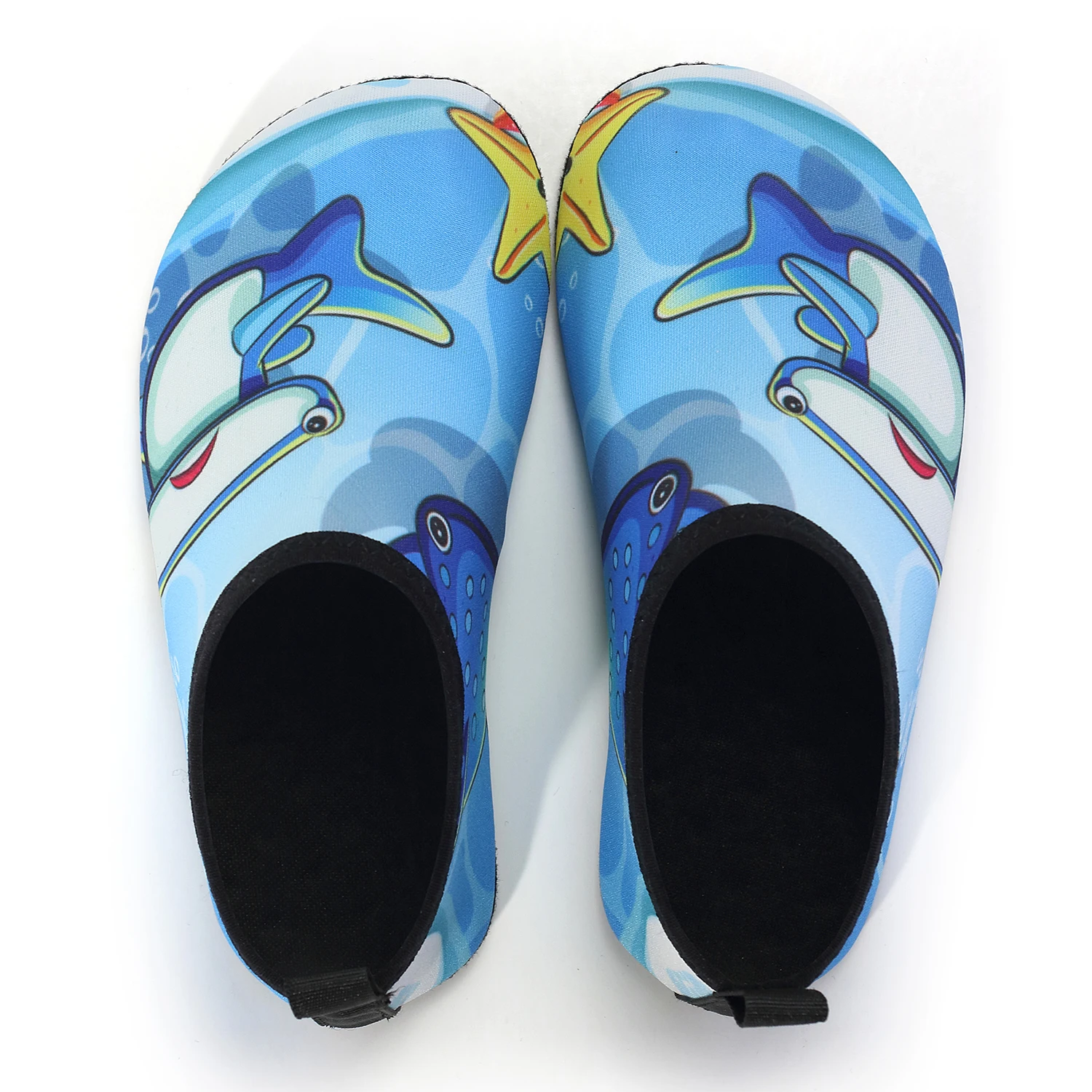 Summer Children\'s Colorful Printed Thin Sole Swimming Shoes Outdoor Beach Creek Tracing Sneakers