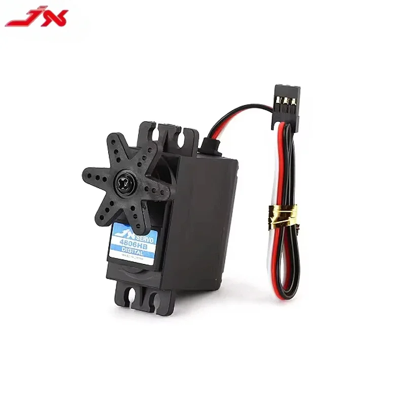 JX Servo PDI-4806HB 6.21kg Plastic Gear Digital Servo Motor for 1/10 1/8 RC Car Boat Fixed Wing Truck Buggy Helicopter