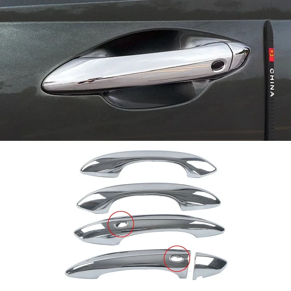 For Hyundai Tucson NX4 2021-2025 Exterior Accessories Chrome Door Handle Bowl Side Mirror Rearview Cover Wheel Eyebrow Trim