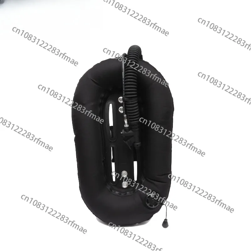 Buoyancy Compensator Professional Diver Gear,Black 30Lbs Scuba Diving Snorkeling Donut Wing Single Tank 1PC