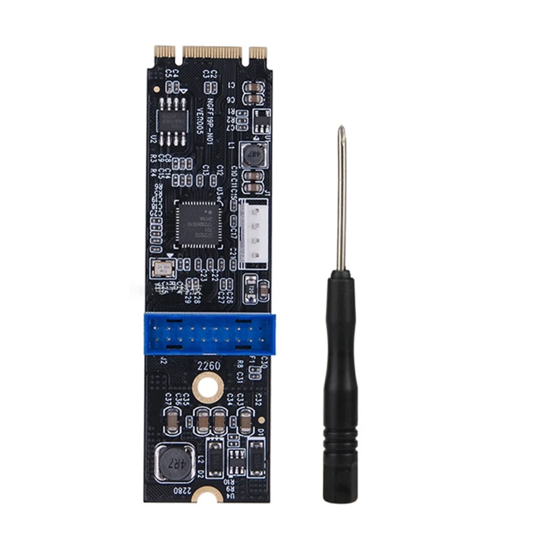 for M.2 for Key to USB Adapter Converter Card Desktop PC for M.2 to USB 5Gbps Riser Card Extender