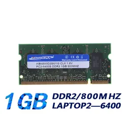 KEMBONA full compatible notebook laptop pc6400 ram ddr2 1GB 800mhz  so dimm