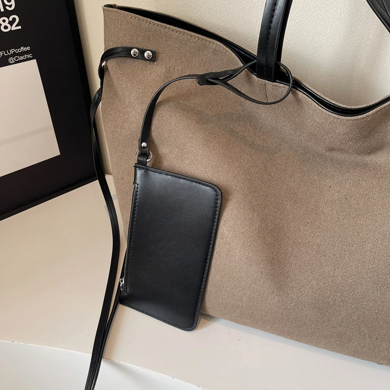 Casual Vintage frauen Schulter Tasche Mode Weibliche Leinwand Tragbare Handtaschen Große kapazität Reise Laptop Tragetaschen für dame – Detail 14