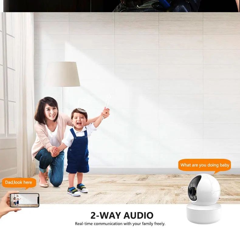 2MP 1080P Tuya APP Full Color Motion Detection WIFI PTZ  IP Dome Camera AI Humanoid Home Security CCTV Intercom Baby Monitor