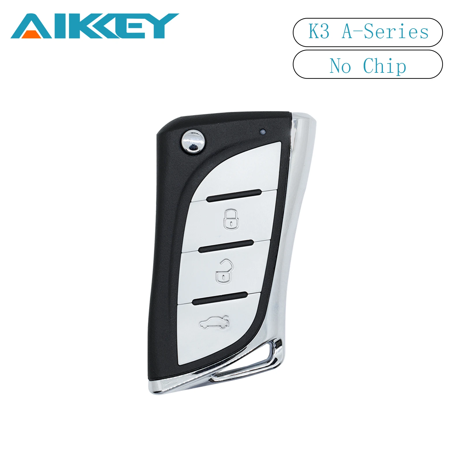 

AIKKEY K3 For Lexus Style Design Universal A Series 1pc 3 Buttons Car Remote Key Fob for AIK Machine Control Key Replacement