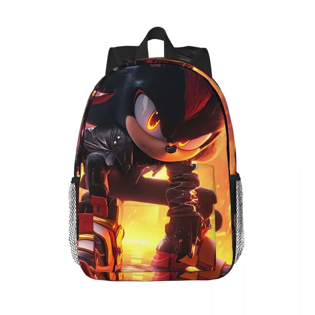 Shadow The Hedgehog Backpack Daypack Large Capacity Boys Girls BookBag Shoulder Bags for Men Women Children School Bag