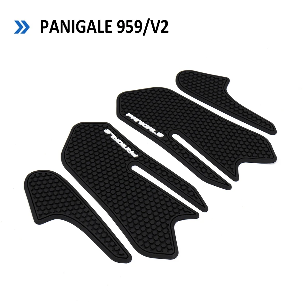 For DUCATI PANIGALE V2 899 959 1199 1299 2012 2013 2014 Motorcycle Rubber Fuel Tank Pad Stickers Non-slip Waterproof Gas Tankpad