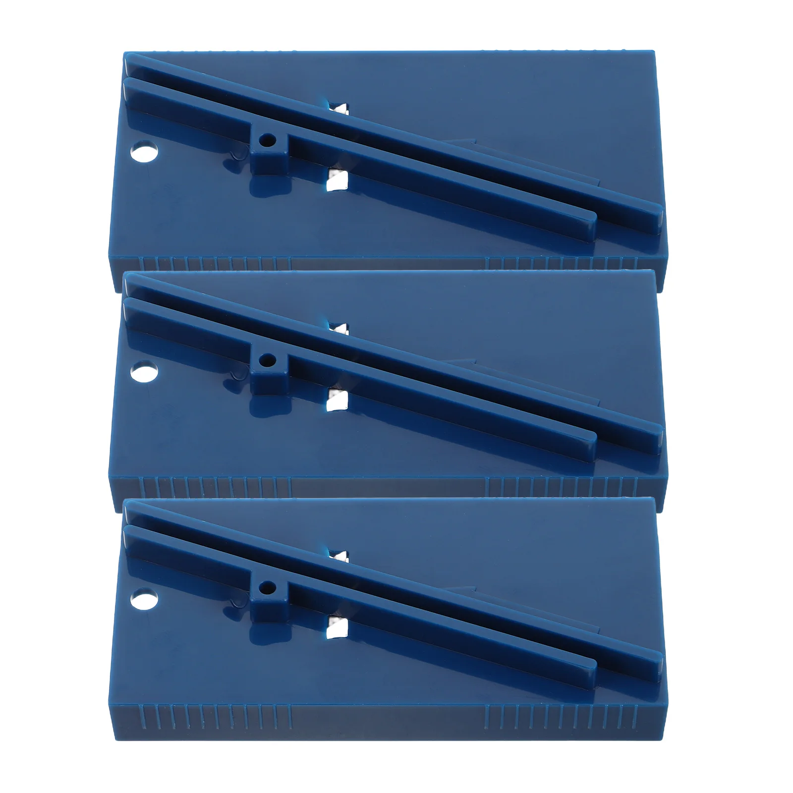 

3 Pcs Wear Repair Tools Edge Sharpener Window Plastic Scraper Hard Card Squeegee Abrasion Blue Detailing