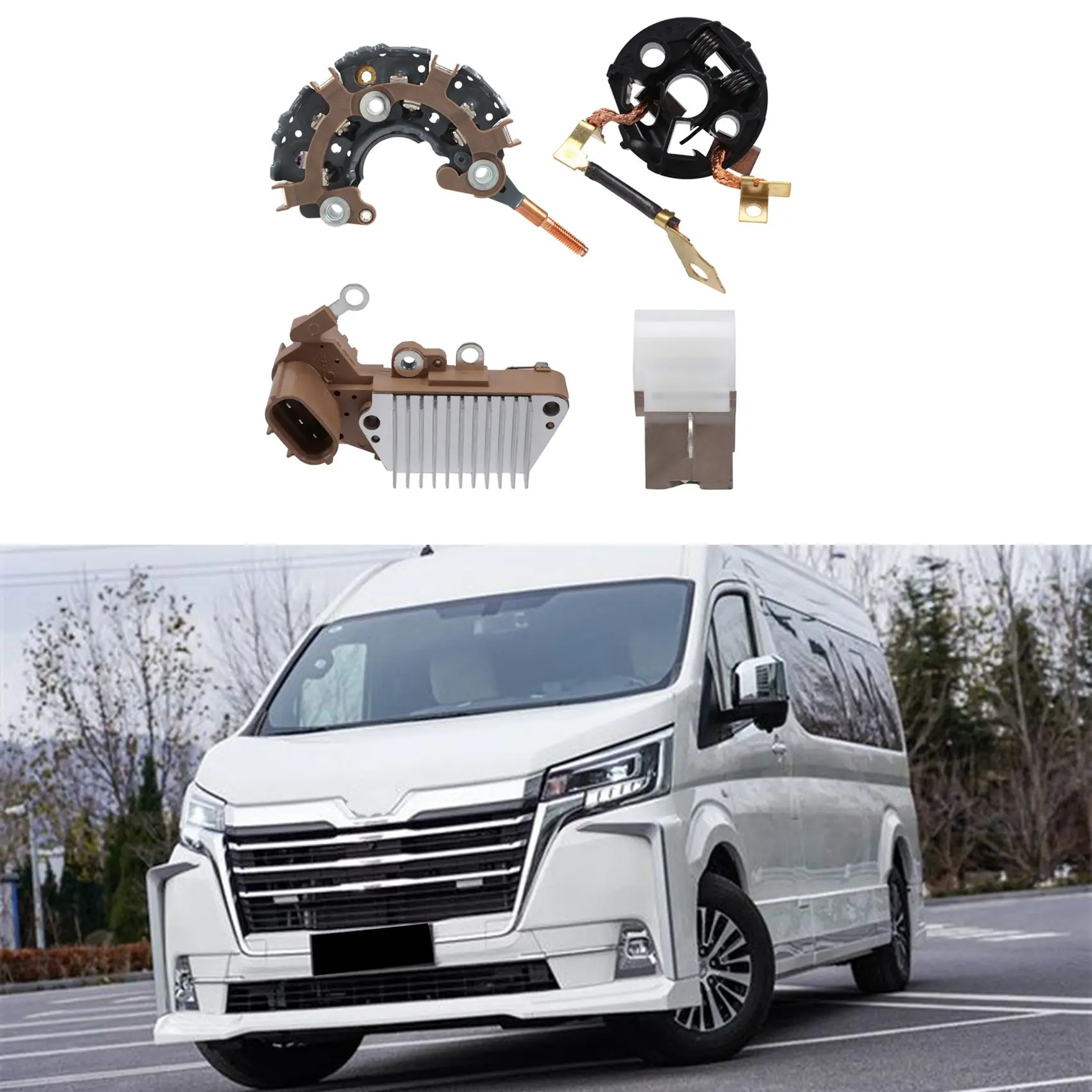 

1 Pcs Car Lock Cover Replacement Light Grey For-Toyota Hiace Commuter LH50 LH51 LH60 YH63 LH71 YH73 4Door Van 83-86