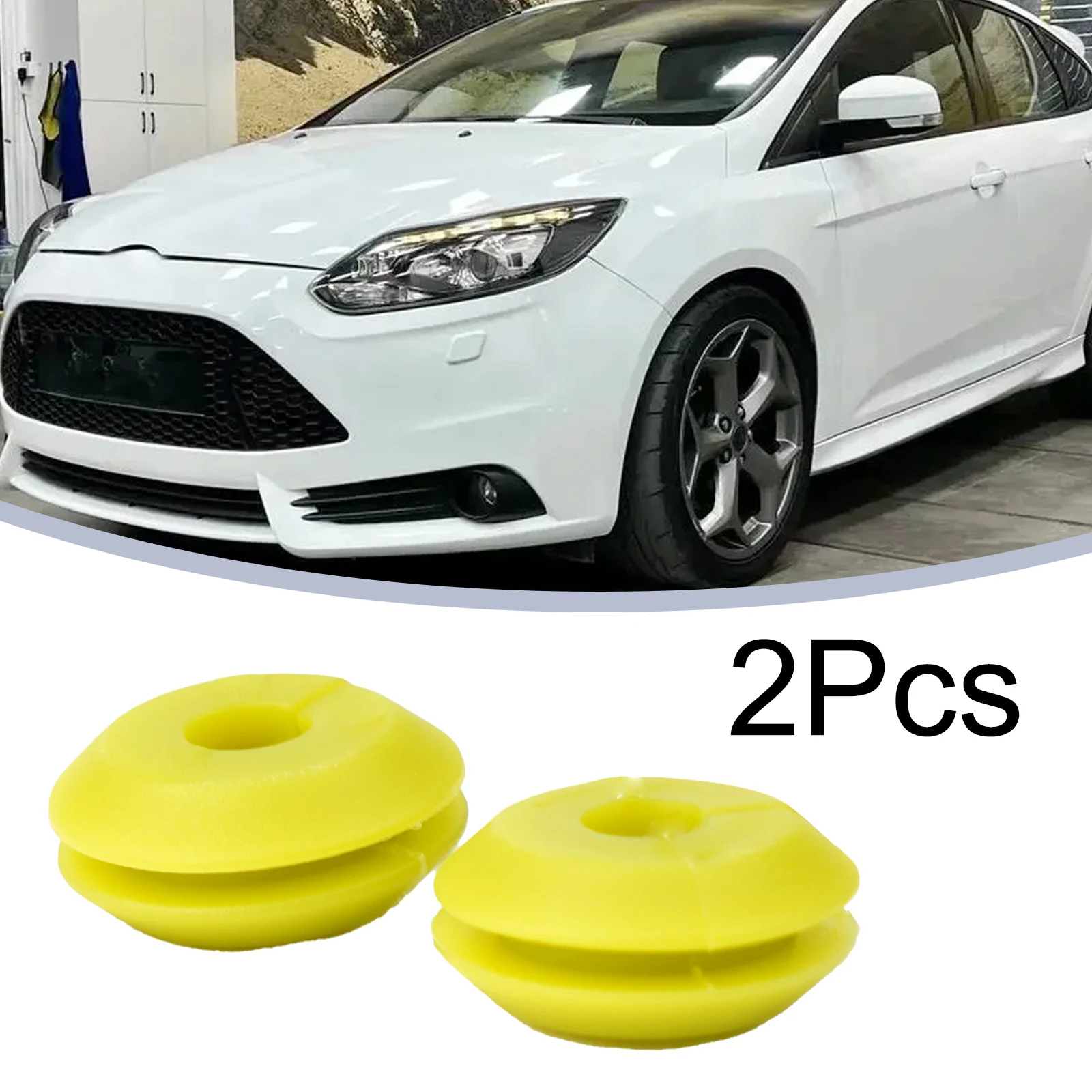 

Ensure The Proper Functionality Of Your For Ford For Focus Hood With This 2Pcs Hood Latch Prop Rod Hinge Nut Grommet