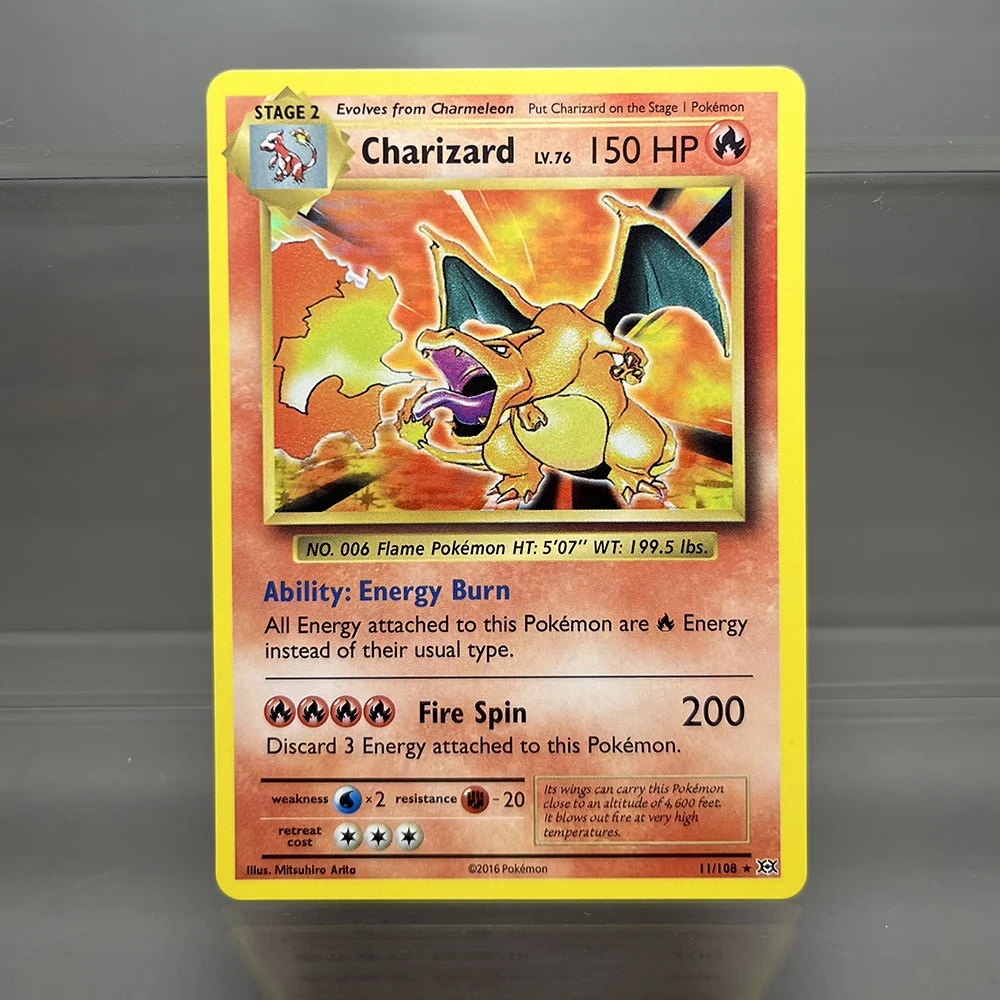 1996 PKMN 1e Editie Basisset Enkelvoudige Flashcards Schitterende Charizard Lugia Wigglytuff Game Collection Kaarten PTCG Proxy Kaarten