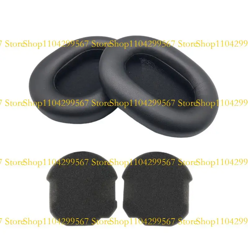 

CS1W 2Pcs Earpads Protein Leather Earpad Covers Ear Cushions For WH1000XM5