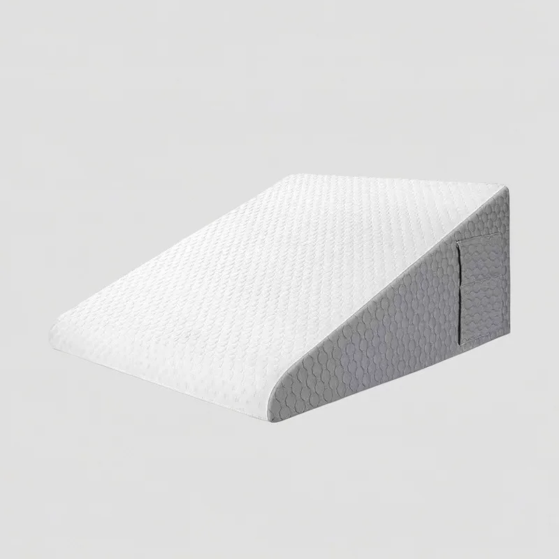 

Wedge Pillow Triangle Cushion Sleeping Bed Elevated Support For Acid Reflux Snoring Post Surgery Rest Dorm Office Comfort