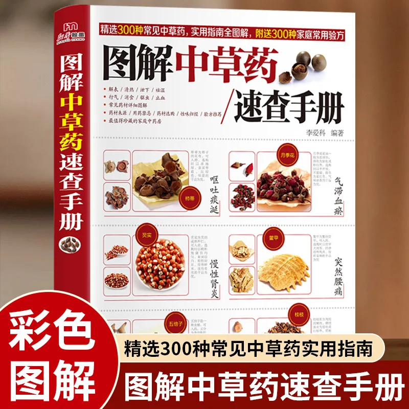 

Illustrated Chinese Herbal Quick Reference Handbook, Chinese Herbal Medicine Books