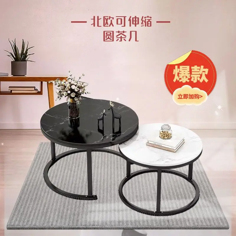 Coffee table small apartment round desktop coffee table round wrought iron storage coffee table living room