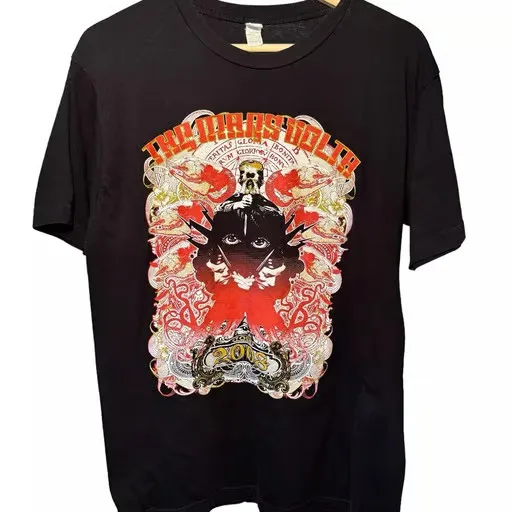 Vintage The Mars Volta Tshirt 2008 Cotton Concert Band Tee EN319