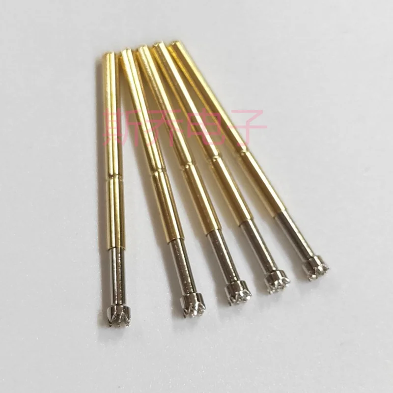 

100PCS P125-H test needle 2.5MM nine-claw plum blossom head test needle 2.0 probe 2.0 thimble spring thimble