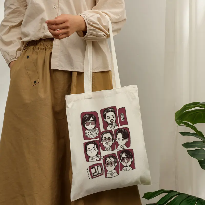 

Arirang World Tour 2026 Beige Handheld Canvas Bag Multifunctional Pouch Travel Storage Bag Kpop Fan Gift Women's Shipping Bags