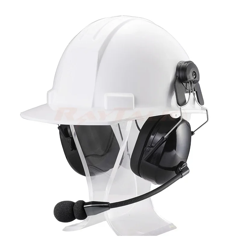 Work Safety Muff Noise Cancelling Headset With Flexible Microphone for helmets