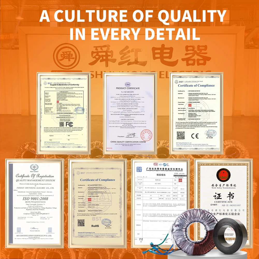 1500VA Single Phase Aluminum Winding Toroidal Autotransformer Boost Topology Model GJ-1500VA 120V-240V 110V-220V High