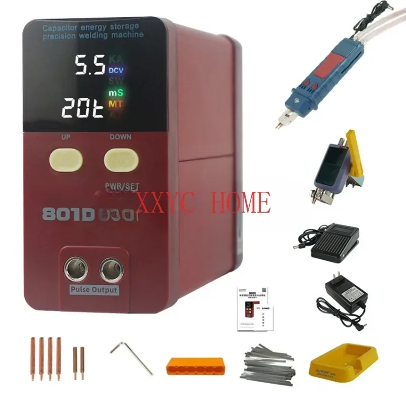 

801D Spot Welder Household DIY Handheld Capacitor Energy Storage 18650 Battery Spot Welding Machine Mobile Phone Battery