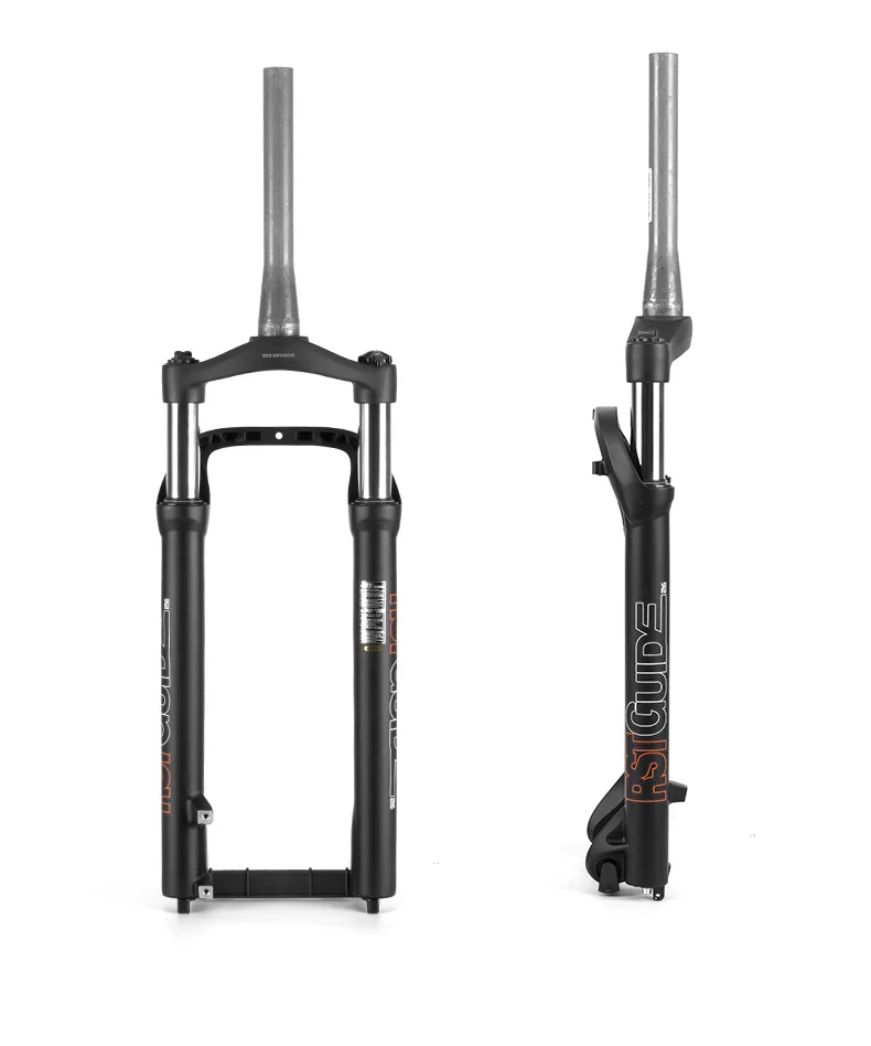 

STLF GUIDE Steel Front Bike Fork Magnesium Alloy with Coil Spring Suspension for Cruisers and BMX Mountain Bikes